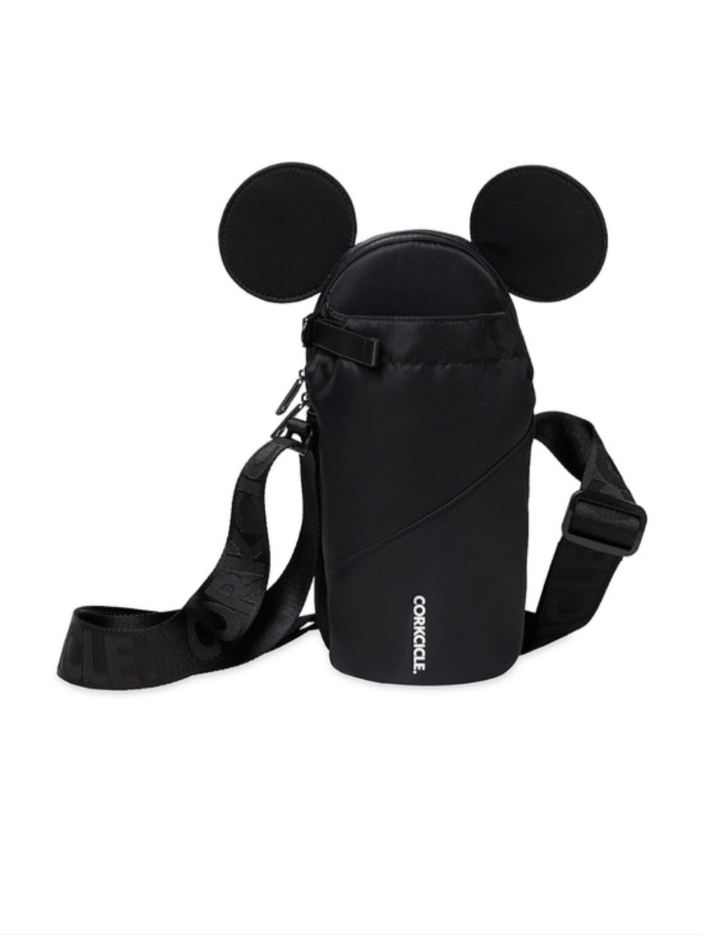 Disney Corkcicle Mickey Mouse Ears Black Sling Crossbody Bag NWT